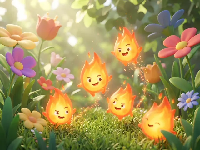 Tugomon protegendo um jardim dos Foguinhos