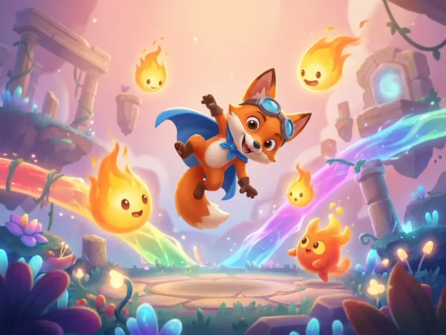 Tugomon em uma aventura contra Foguinhos